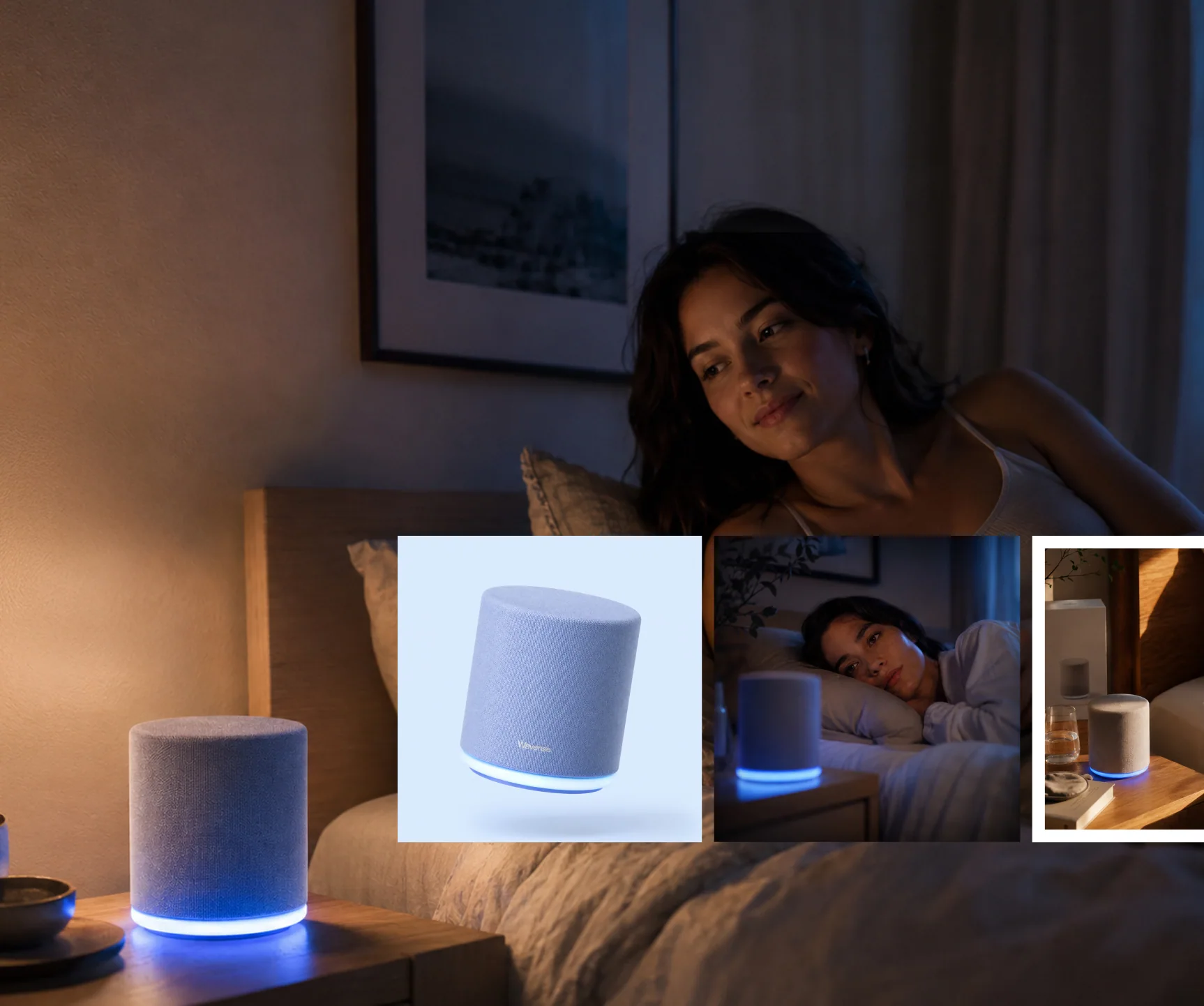 Editorial smart speaker brand campaign