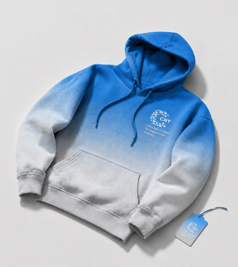 CCRT branded gradient hoodie