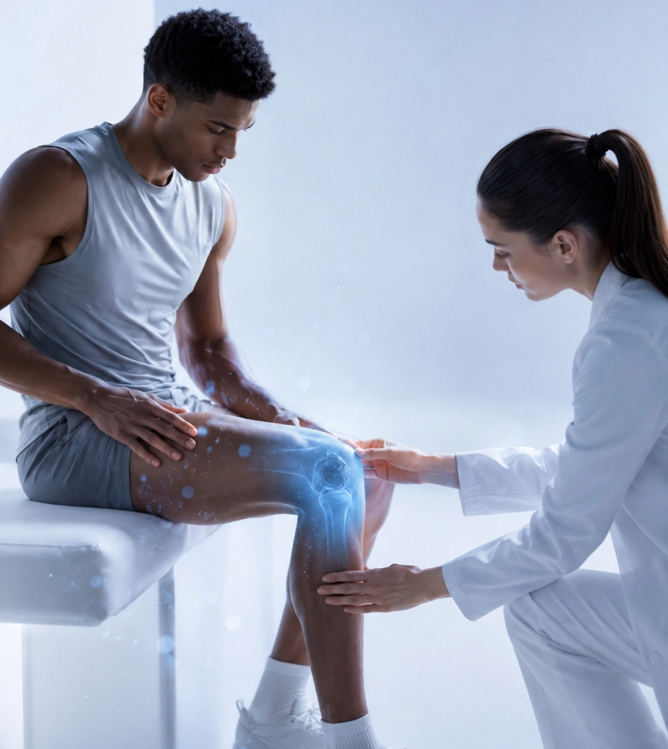 CCRT clinician consulting with a patient