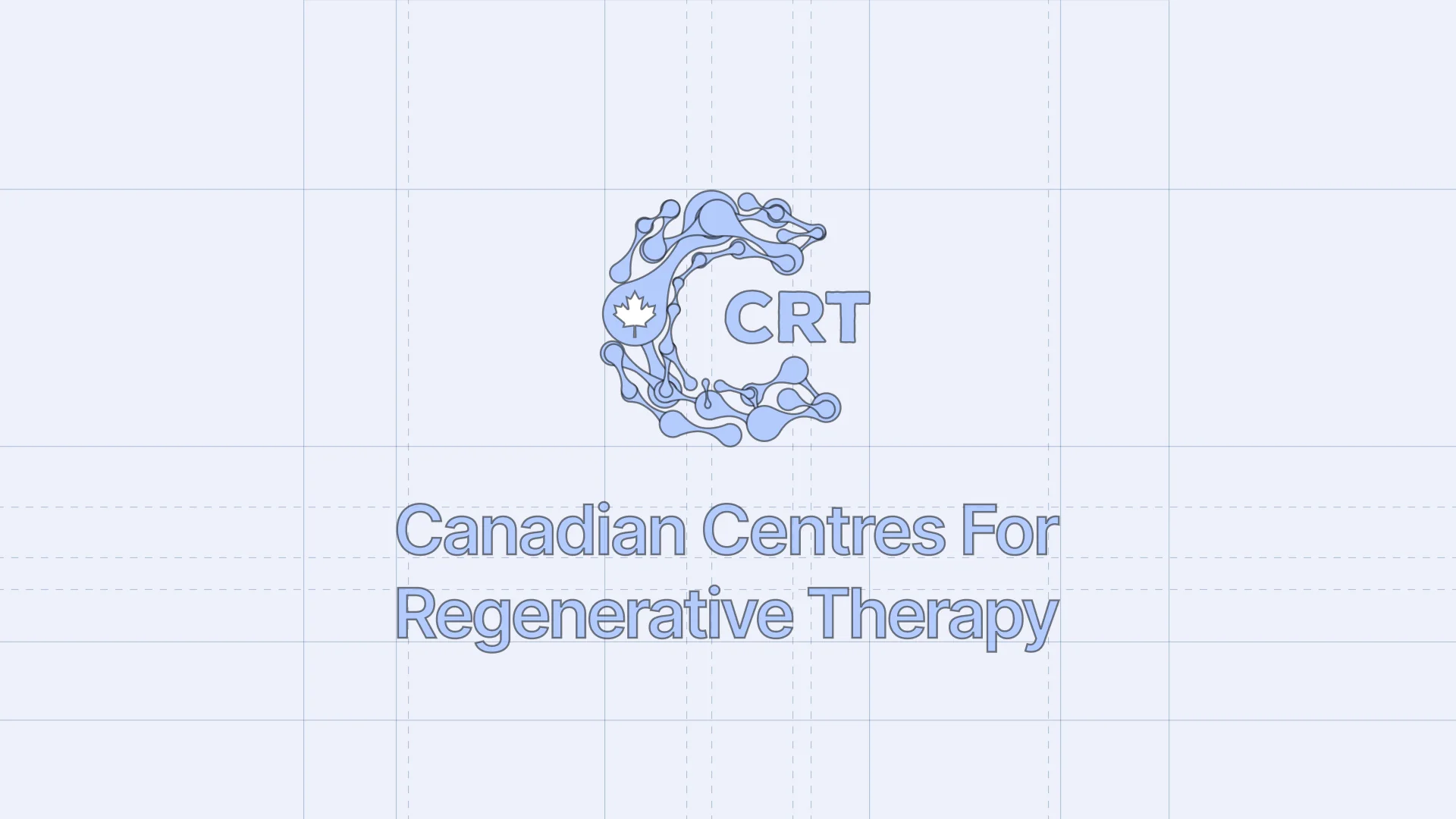 CCRT logo in a pale monochrome application
