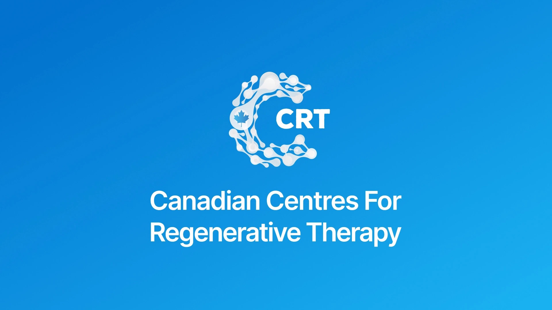 CCRT white logo on bright blue