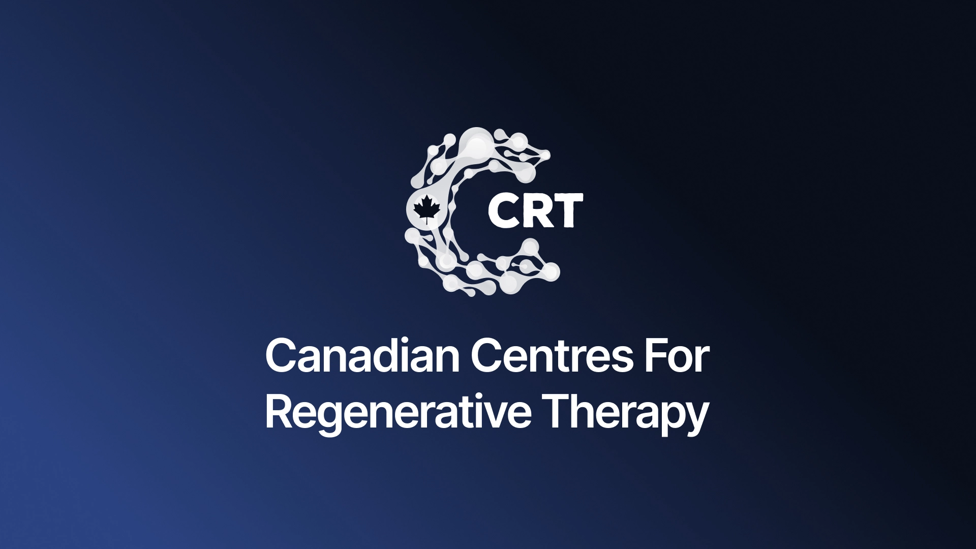 CCRT white logo on a dark gradient
