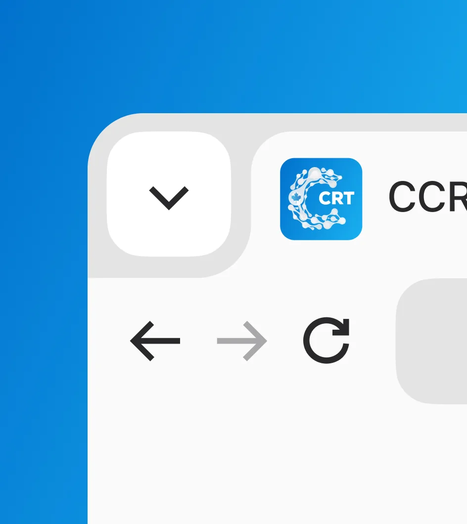 CCRT browser interface detail