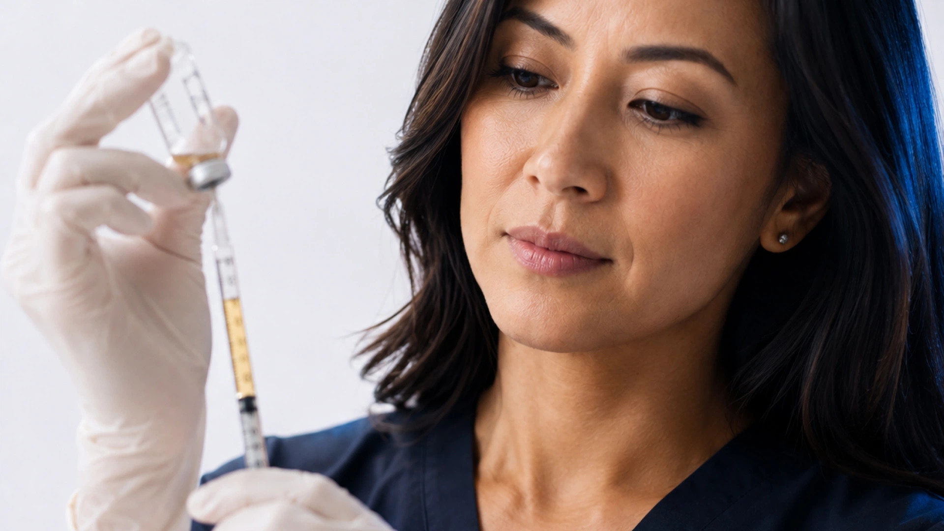 CCRT clinician preparing a regenerative therapy sample