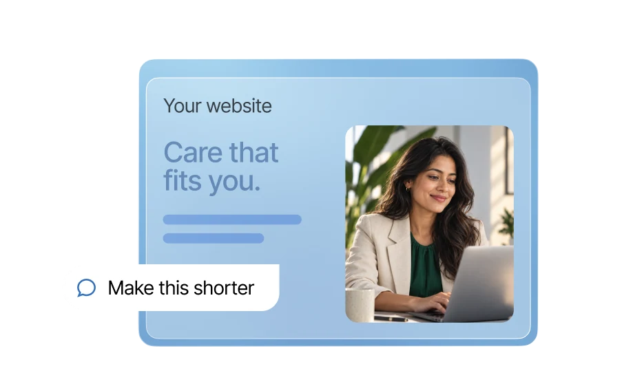 Review your website and request a revision.