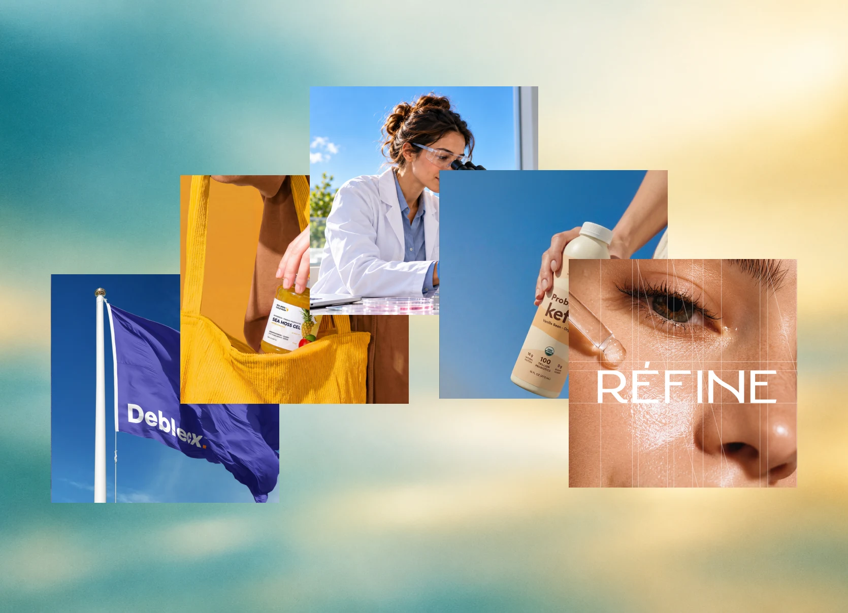 A credible brand system across materials.