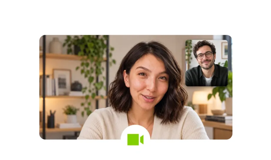A video call between you and your strategist.