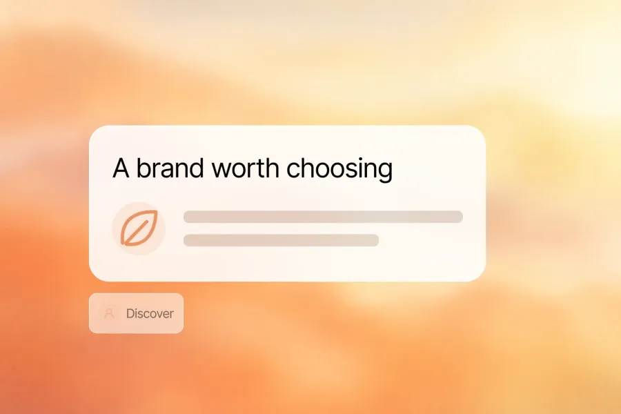 The competition is everywhere. A brand worth choosing, Discover.
