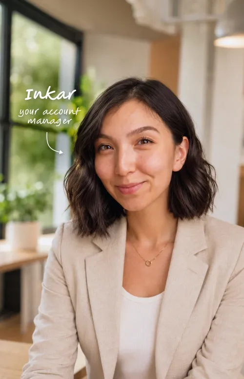 Inkar Gazizoff, Gazizoff account manager