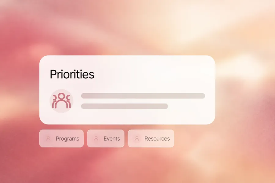 Marketing resources are often stretched. Priorities, Programs, Events, Resources.